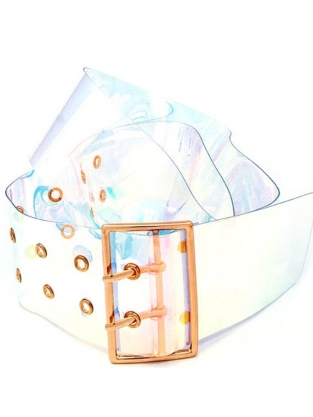 Holographic Transparent PVC Belt